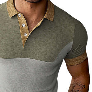Men's Summer Skin Friendly And Comfortable Polo T-Shirt