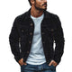 Men's Vintage Velvet Lapel Single Breasted Slim Fit Jacket