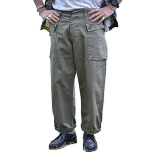 Men's Vintage Multi-pocket Straight-Leg Loose Cargo Trousers