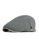 Men's Retro Casual Plaid Splicing Beret