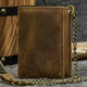 Men's Vintage Trifold Casual Genuine Leather Wallet
