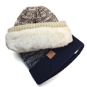 Men's Double Layer Wool Thick Warm Hat
