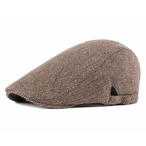 Men's Vintage Casual Herringbone Beret