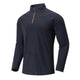 Men's Fleece Stand Collar Warm Pullover Sweatshirt