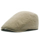 Men's Retro British Style Corduroy Forward Hat