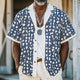 Men's Spring Fashion Printed Sports Short Sleeve Shirt