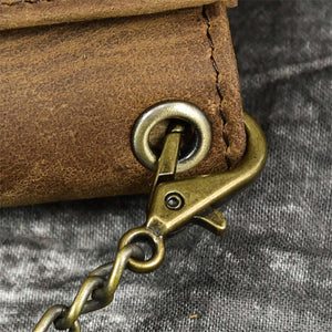 Men's Vintage Trifold Casual Genuine Leather Wallet