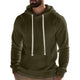 Men's Casual Outdoor Polar Fleece Long Sleeve Pullover Hoodie