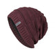 Men's Vintage Plush Lined Warm Knitted Hat