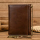 Men's Vintage Trifold Casual Genuine Leather Wallet