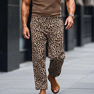 Men's Leopard Blend Casual Pants