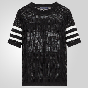 Men's Casual Fashion Round Neck Knitted Back Short-sleeved T-shirt