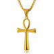 Vintage Casual Knot Cross Necklace