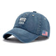 Men's Vintage American Flag Cowboy Cap