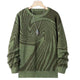 Men's Jacquard Crew Neck Knitted Sweater