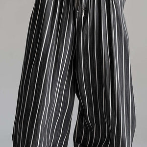 Men's Pinstripe Loose Casual Pants