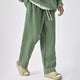 Men's Solid Color Drawstring Elastic Waist Straight Leg Sweatpants