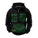 Men's Colorblock Pocket Half Zip Hoodie