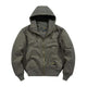 Men's Casual Cotton Loose Hooded Zipper Bomber Jacket
