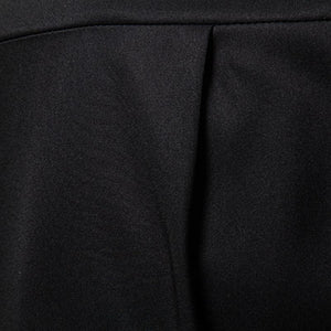 Men's Casual Lapel Slanted Placket Asymmetric Slim Fit Long Sleeve Shirt