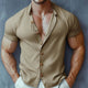 Men's Summer Basic Comfort Short Sleeve Shirt