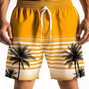 Men's Holiday Print Beach Shorts