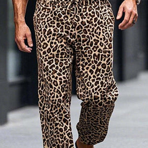 Men's Leopard Blend Casual Pants