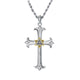 Vintage Evil Eye Cross Necklace