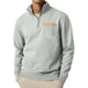 Men's Casual Half Zip Collar Chest Pocket Long Sleeve Sweatshirt
