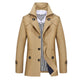 Men's Mid-length Lapel Trench Coat