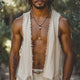 Men's Fringe Casual Open Vest