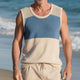 Men's Spring Fashion Simple Woven Casual Sports Tank Top