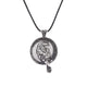 Vintage Casual Ancient Celtic Raven Viking Necklace