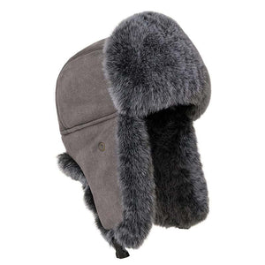 Men's Windproof And Cold-proof Plus Velvet And Thickened Ear Protection Hat