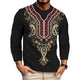 Men's Printed Casual Round Neck Long Sleeve T-Shirt