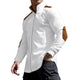 Men's Color Block Waffle Zipper Stand Collar Long Sleeve Shirt