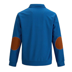 Men's Outdoor Casual Stand Collar Waffle Sweatshirt