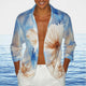 Men's Summer Lightweight And Comfortable Printed Long Sleeve Shirt