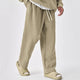 Men's Solid Color Drawstring Elastic Waist Straight Leg Sweatpants