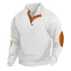 Men's Outdoor Casual Stand Collar Waffle Sweatshirt