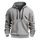 Men's Casual Sports Multi-Zip Hoodie