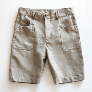 Men's Casual Comfortable Breathable Linen Blended Suit Shorts