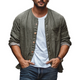 Men's Cotton And Linen Single-Breasted Long-Sleeved Loose Shirt