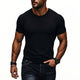 Men's Cotton Blend Crew Neck Short Sleeve T-Shirt
