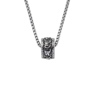 Retro Leisure Cloud Cylindrical Necklace
