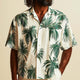 Men's Spring Fashion Fresh Printed Short Sleeve Shirt