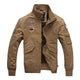 Men's Vintage Zip-Up Bomber Jacket