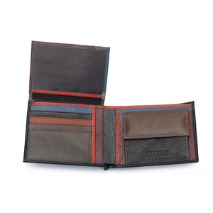 Men's Top Layer Cowhide Large Capacity Multi-card Slots Genuine Leather Wallet