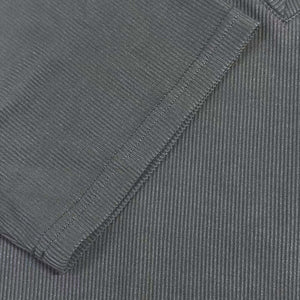 Men's Casual Ribbed Cotton Blend V-neck Slim Fit Short-sleeved T-shirt