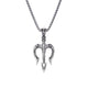 Retro Casual Nordic Trident Neptune Necklace